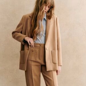 Sezane Christie Jacket Camel. - Size 36